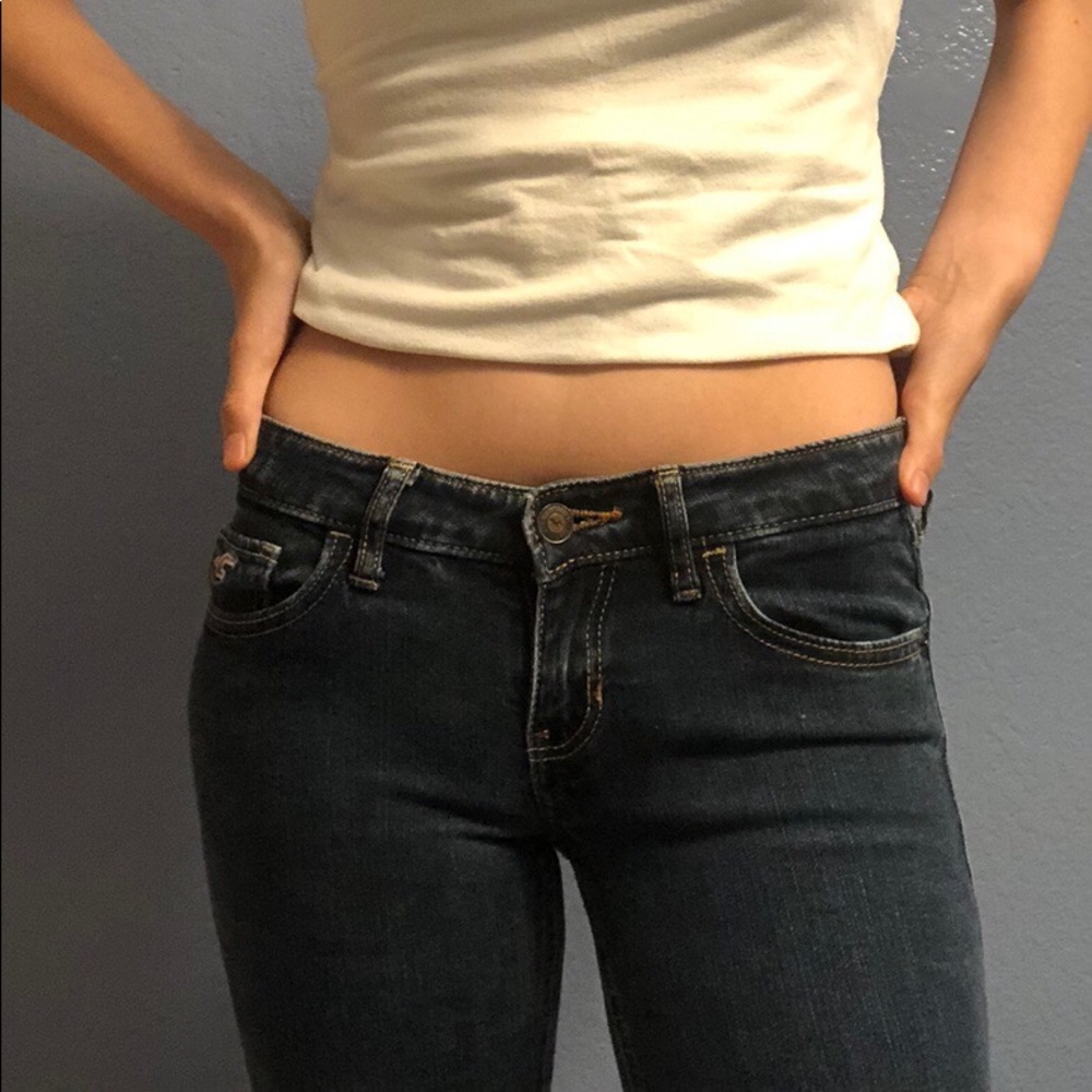 Low Rise Hollister Straight Leg Jeans